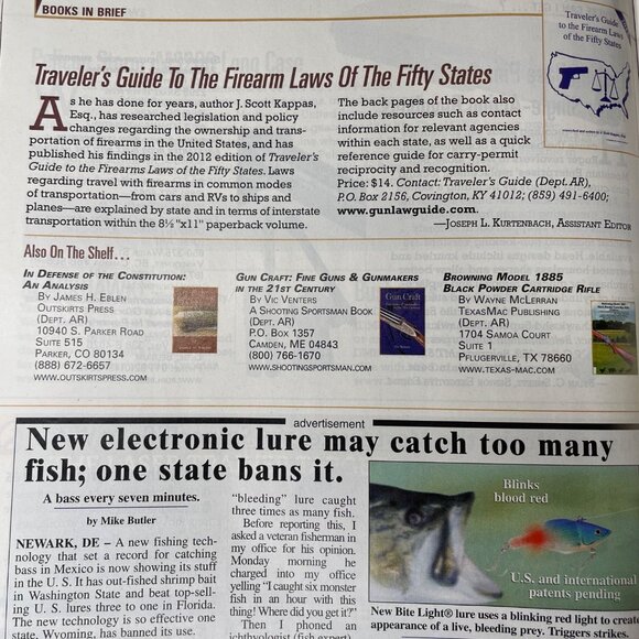 American Rifleman NRA Magazine July 2012 u Vol 160 No 7 National Rifle Associati - Picture 7 of 11